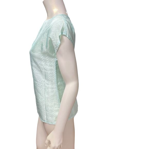 Aansworth 90s Aqua Blue Top – Office Casual, Good Condition - Picture 4 of 16